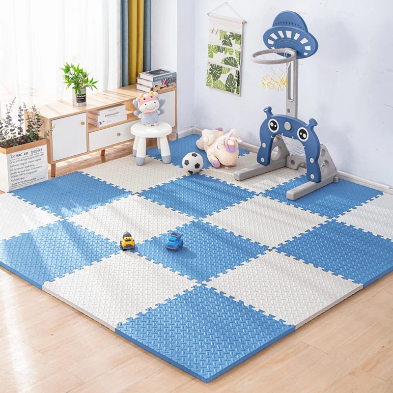 Premium 16PCS Non-Slip EVA Gym Mats for Yoga and Workout ATHLEXES
