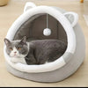 Cute Cat Bed Pet House Kitten Lounger Cushion Small Dog Tent Mat Washable Puppy Basket Cave Mat Soft for Cats House Bed Supplies ATHLEXES