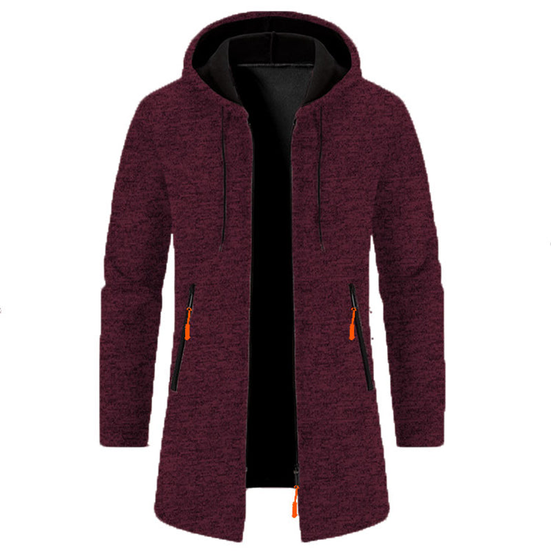 Urban Luxe Zippered Hoodie: Oversized Black Winter Sweatwear ATHLEXES