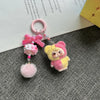 Kawaii Flocking Cartoon Keychain Set ATHLEXES