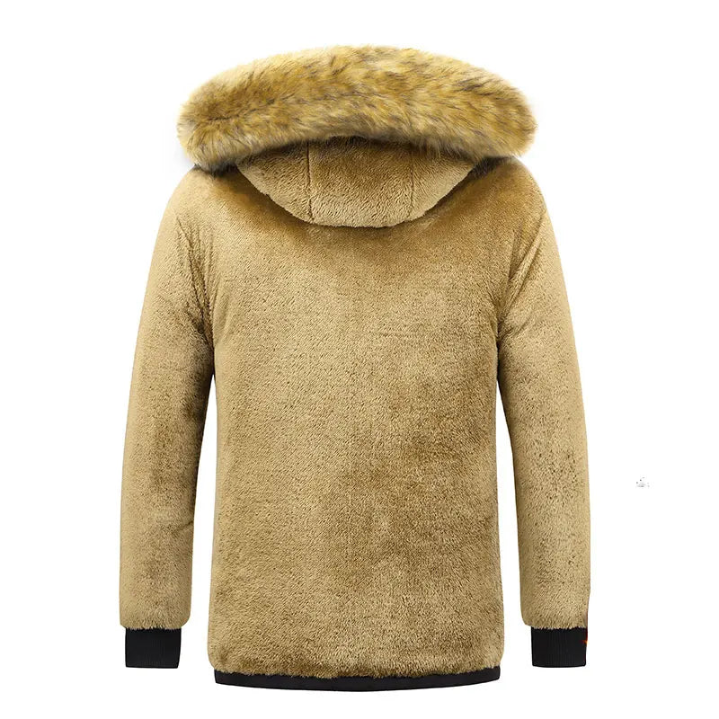 FleeceGuard Plus Size Winter Parka for Men ATHLEXES