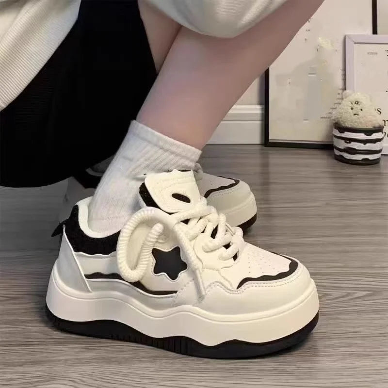 ChicStep Womenâ??s Thick-Soled Casual Sneakers ATHLEXES