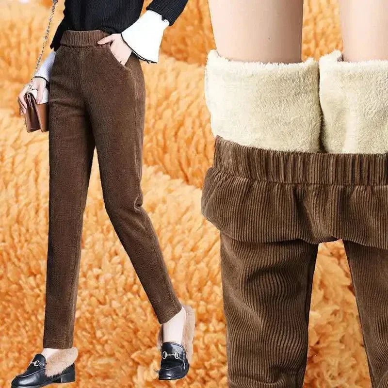 Casual Straight-Leg Winter Corduroy Trousers ATHLEXES