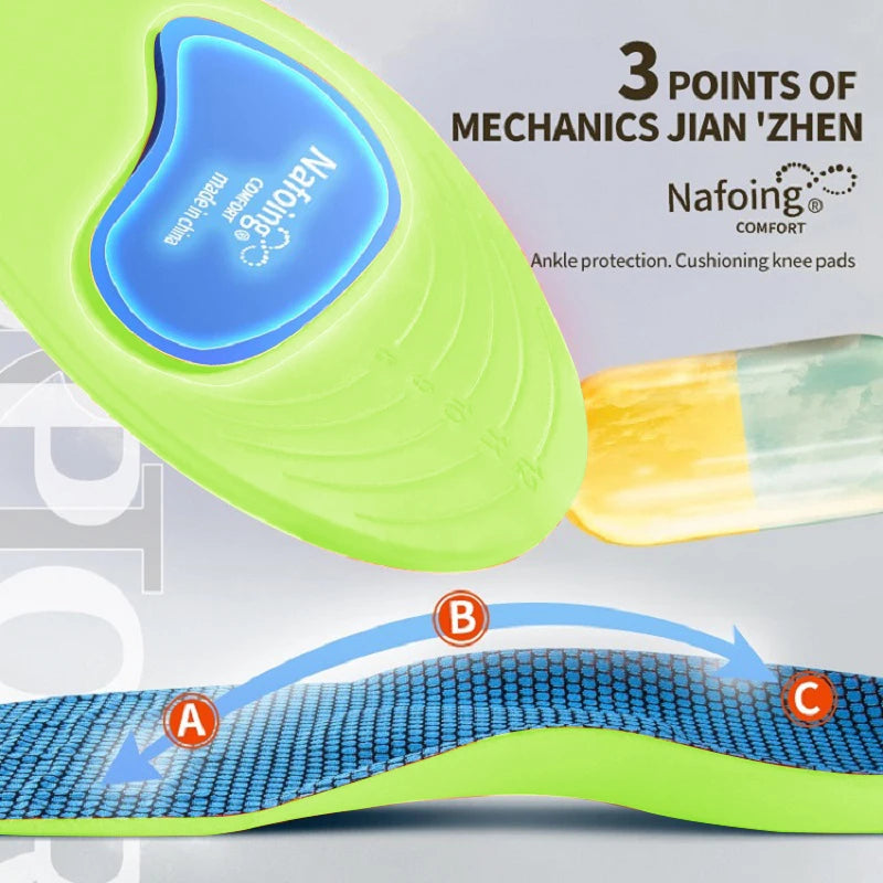 4D Comfort Deodorant Insoles for Active Men ATHLEXES