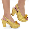 Radiant Silver High Heel Bling Party Mules for Women ATHLEXES
