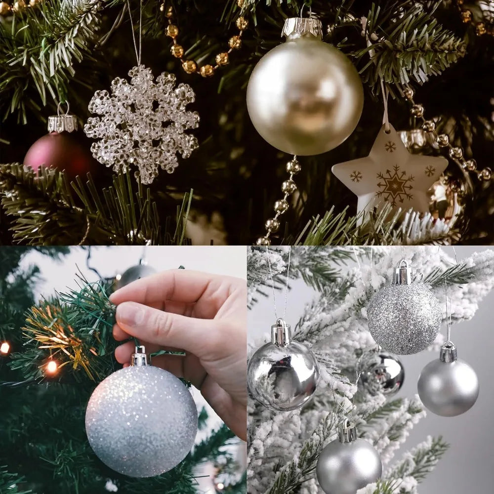 Charming 44Pcs Christmas Ball Ornament Collection ATHLEXES