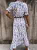 Elegant Floral V Neck Maxi Dress for Women ATHLEXES