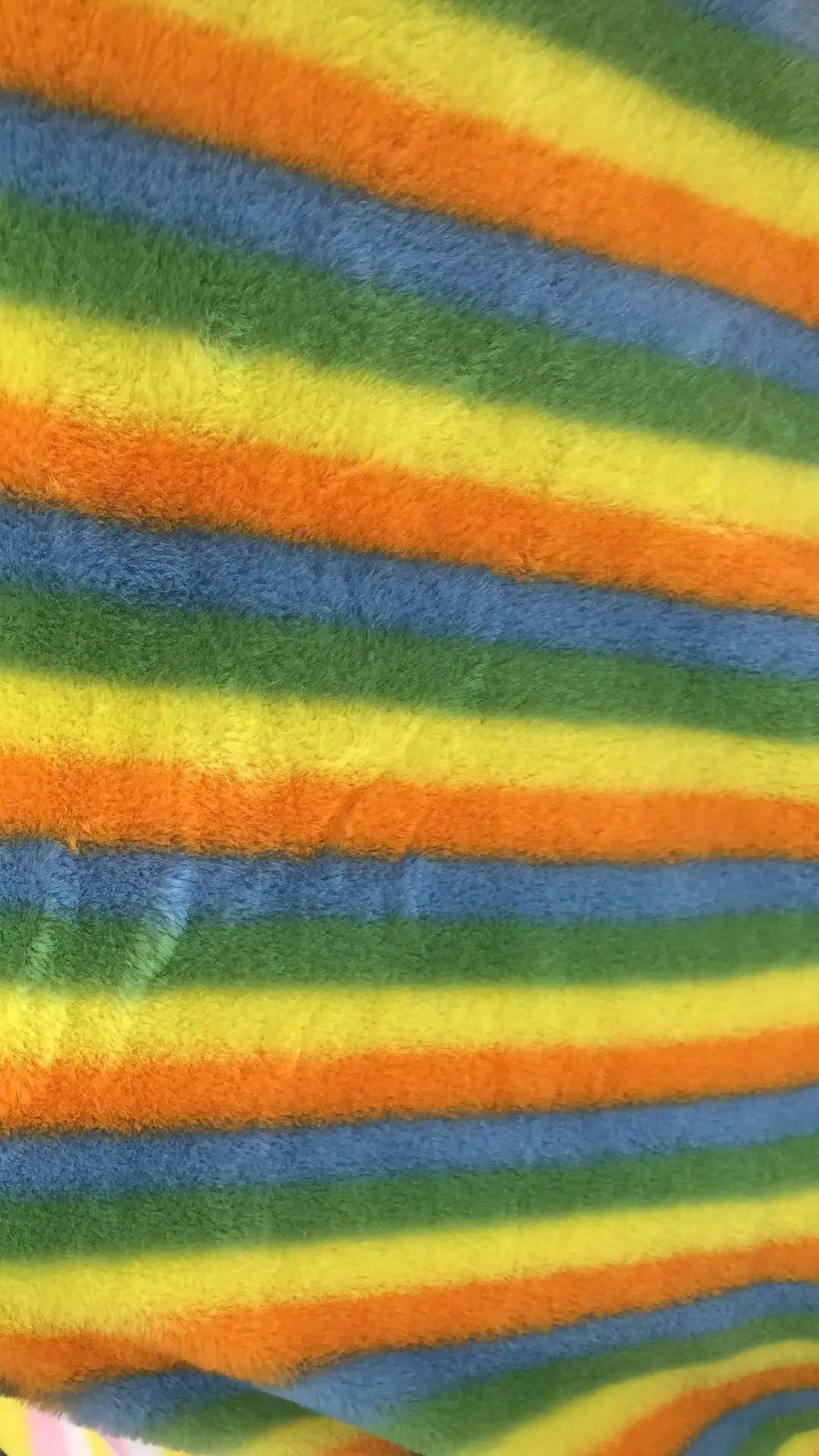 Rainbow Plush DIY Fabric for Creative Crafts ATHLEXES