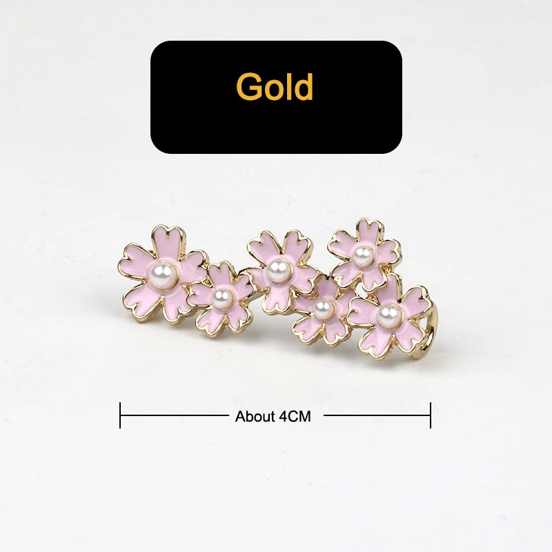 GlamLace Pearl Rhinestone Shoelace Buckle Charm Accessories ATHLEXES
