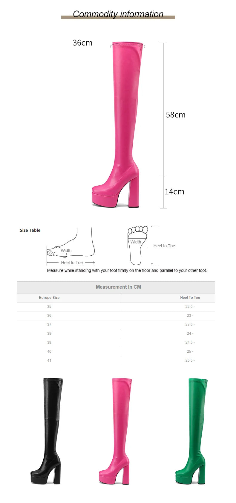 ChicSquare Over-The-Knee High Heel Boots ATHLEXES