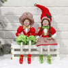 Elf Couple Plush Dolls: Festive Tree Ornaments ATHLEXES