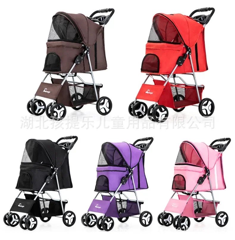 DTC-804 Portable Pet Stroller with Sunroof ATHLEXES