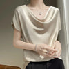 Chic Satin Silk Summer Blouse for Women ATHLEXES