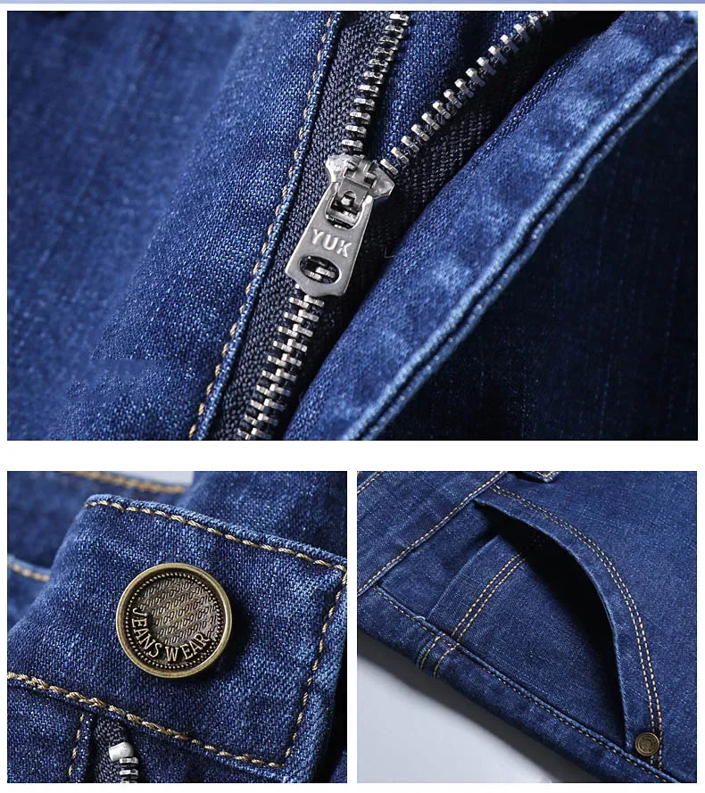 Elite Comfort Slim Fit Denim Trousers for Men ATHLEXES