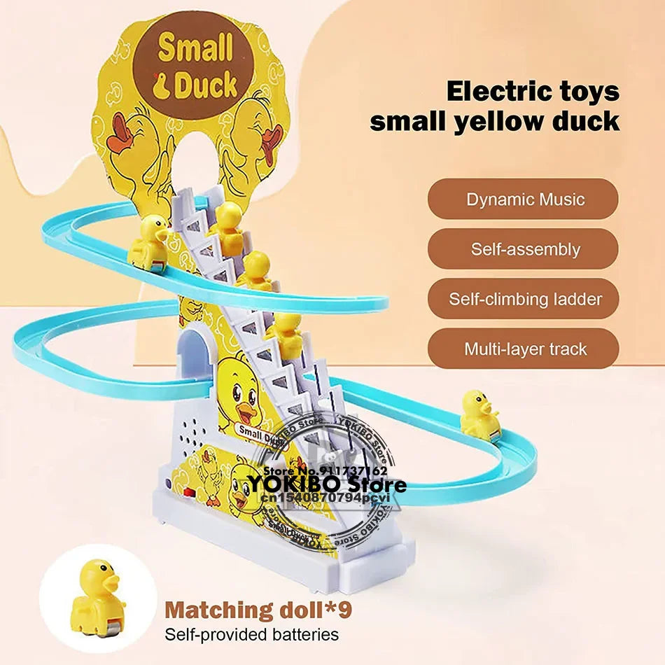 LED Climbing Duck Slide Toy for Kids ATHLEXES