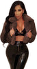 Velvet Luxe Faux Fur Cardigan Jacket ATHLEXES