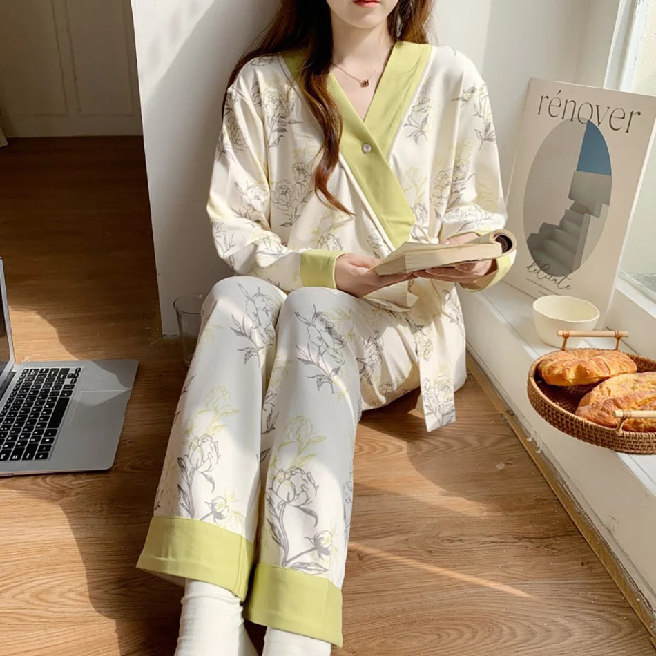 Elegant Maternity Nursing Pajama Set ATHLEXES