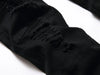 Urban Edge Black Ripped Skinny Biker Jeans ATHLEXES