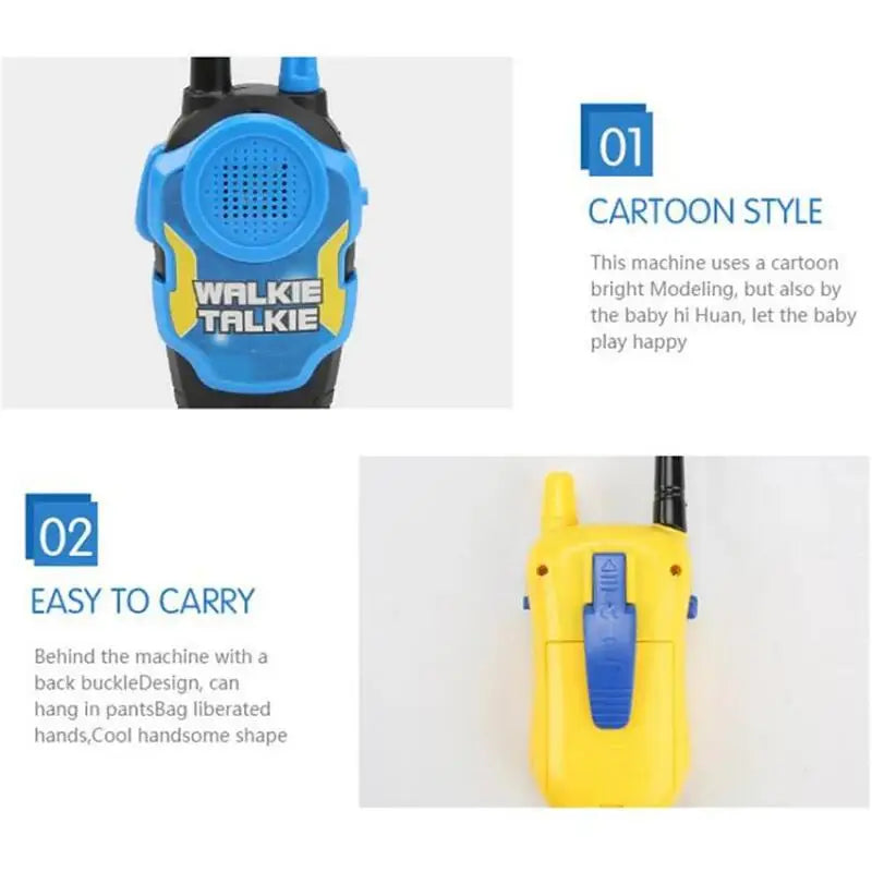 2PCS Mini Wireless Walkie Talkies for Kids ATHLEXES