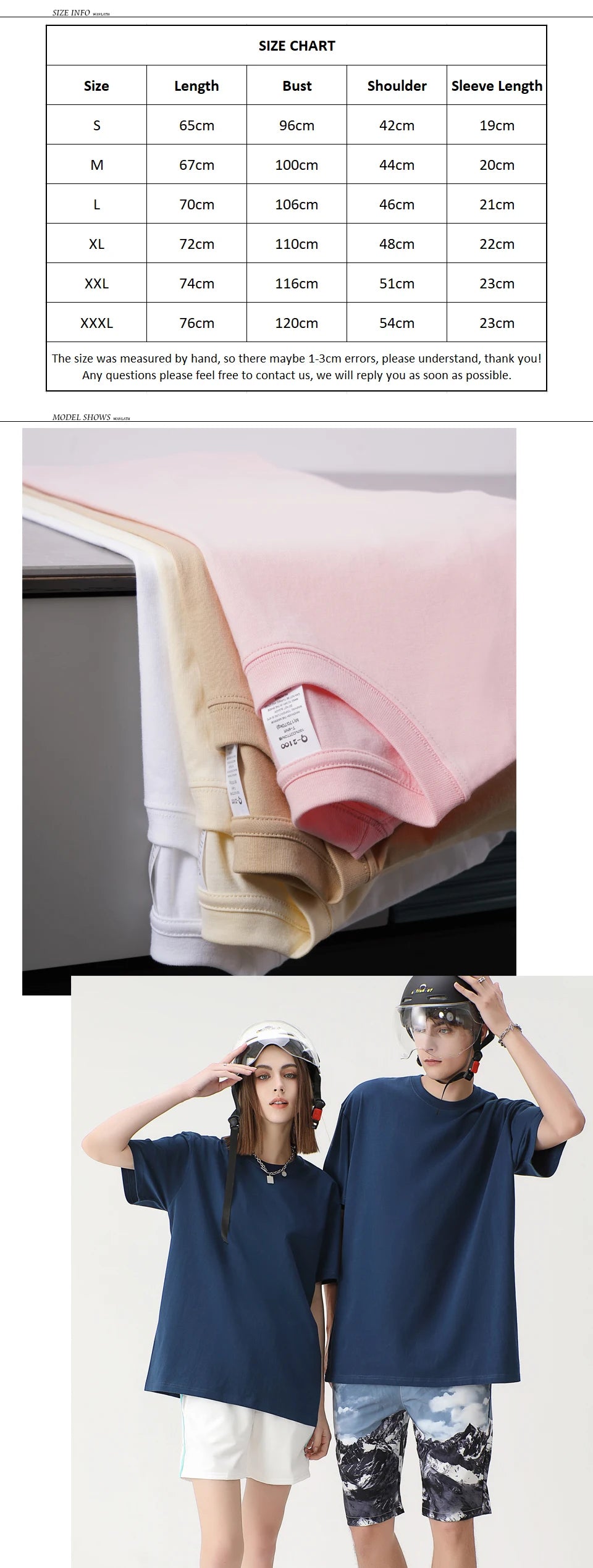 WAVLATII Women's Casual Cotton Summer Tees WT2401 - Pink & White ATHLEXES