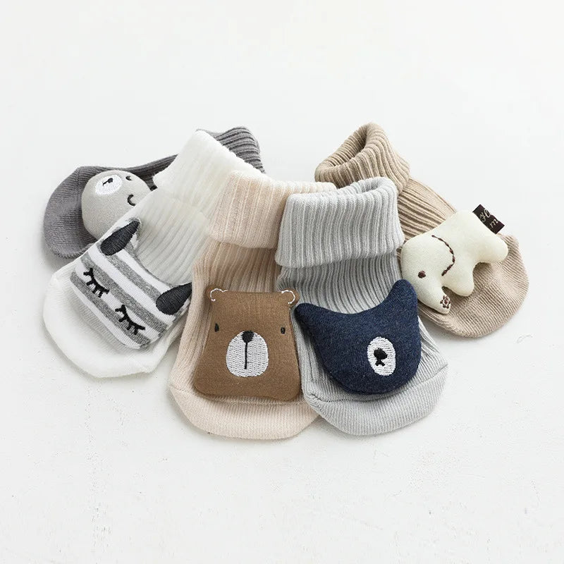 Cute Cotton Non-Slip Baby Socks for Infants and Toddlers ATHLEXES
