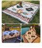 Boho Chic Aztec Oversized Throw Blanket ATHLEXES