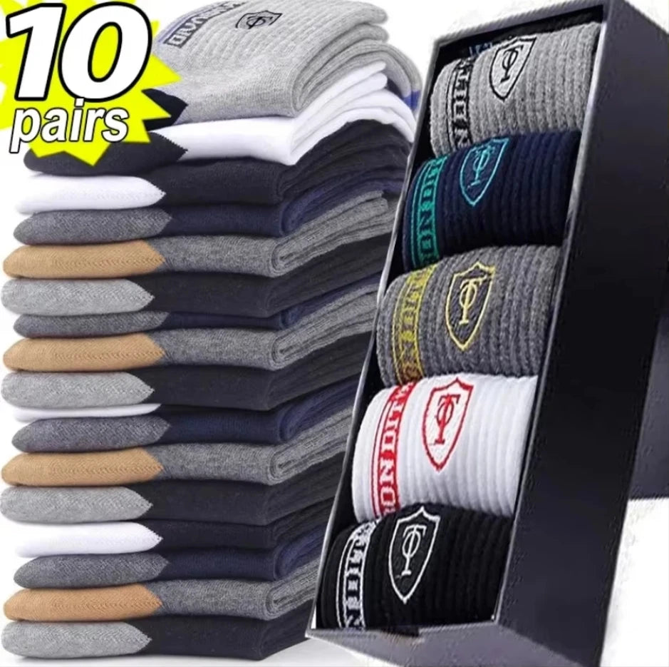 Vintage Fun Athletic Socks for Men - 5 Pairs Set ATHLEXES
