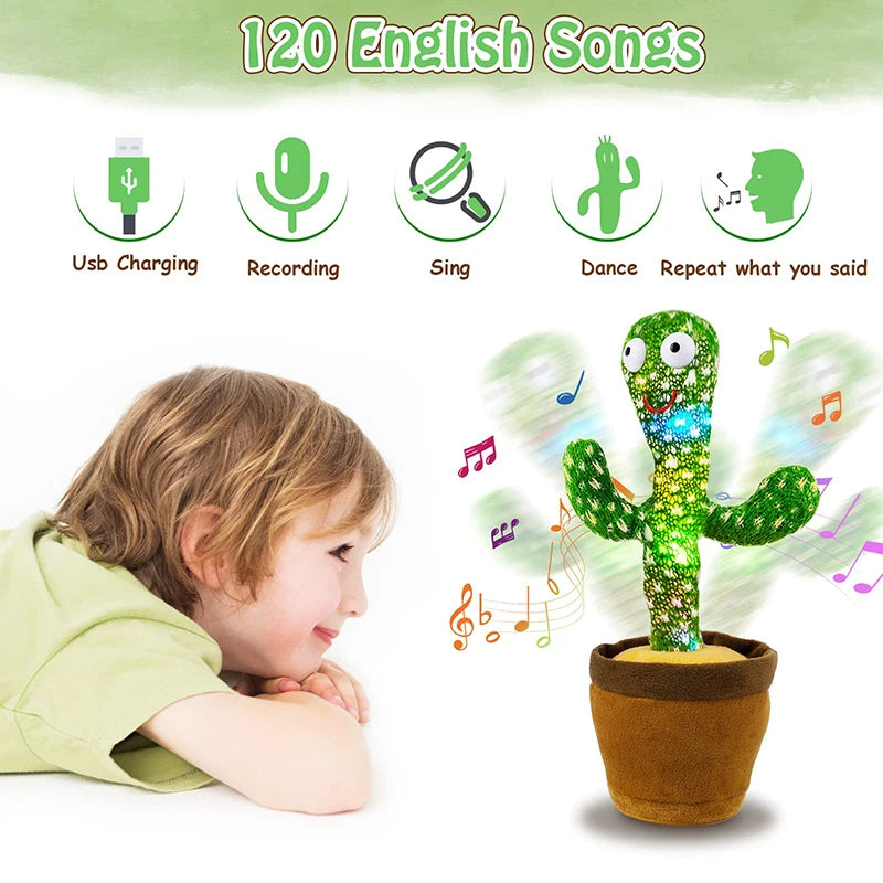 Dancing TalkBack Cactus Toy for Kids ATHLEXES