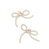 Elegant Pearl Bow Pendant Keychain for Handmade Sneakers ATHLEXES
