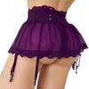 Seductive Sheer Lace Black Lingerie Skirt for Women ATHLEXES