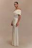Chic Off-Shoulder Mesh Maxi Dress for Women ATHLEXES