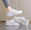Embroidered Bow Platform Walking Flats for Women ATHLEXES