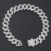15MM Rhombus Diamond Cuban Collar for Stylish Pet Walks ATHLEXES