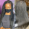 Goddess Twist Braided Lace Front Wig for Black Women ATHLEXES