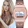 UltraThin Gold Silver LED Watch ATHLEXES