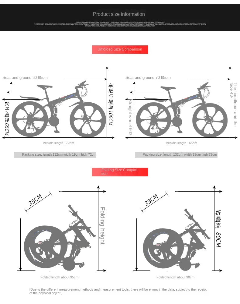 FJ Carbon Steel Shock Absorber Folding Mountain Bike ATHLEXES