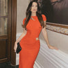 Elegant Backless Long Dress for Women ATHLEXES