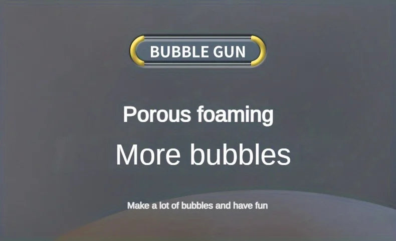 Kids' 40-Hole Rocket Bubble Gun with LED Light ATHLEXES