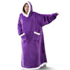 CozySleeve Oversized Flannel Hoodie Blanket for All Seasons ATHLEXES