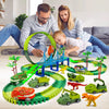DinoTrack Electric Climbing Race Car Set for Kids ATHLEXES