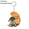 Heartfelt Dog Angel Pendant Keychain ATHLEXES