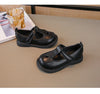 Charming Heart Princess Leather Flats for Kids ATHLEXES