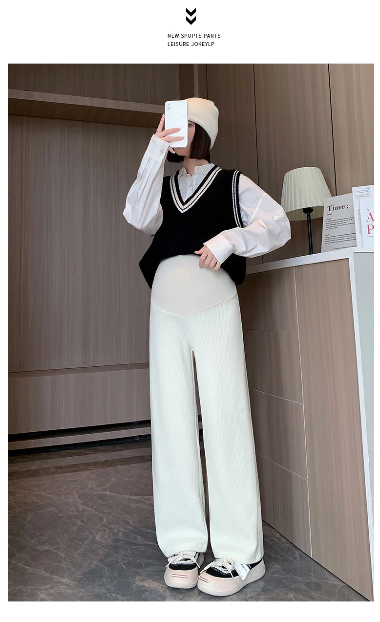 ChicComfort Maternity Wide Leg Trousers ATHLEXES
