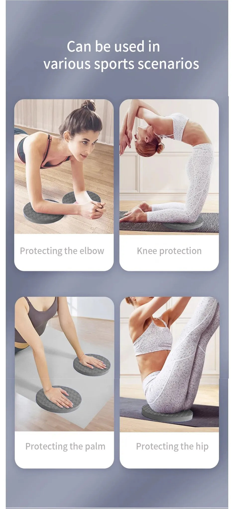 Premium Comfort Yoga Knee Pads 2 Pack ATHLEXES