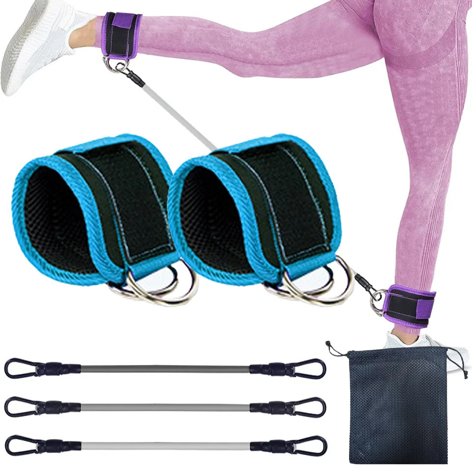 LOOGDEEL Ankle Cuffs for Resistance Band Training ATHLEXES