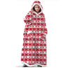 CozySleeve Oversized Flannel Hoodie Blanket for All Seasons ATHLEXES