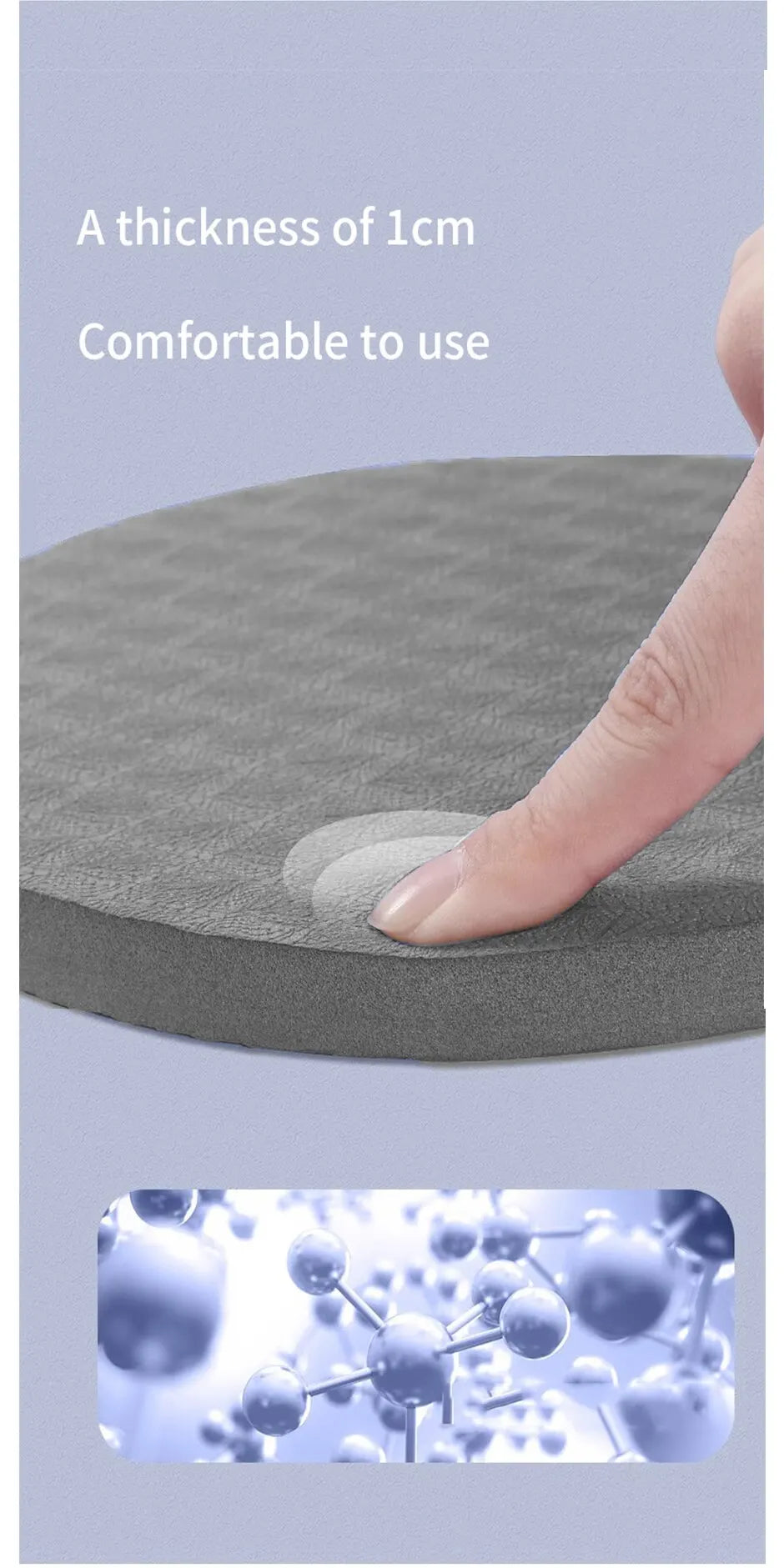 Premium Comfort Yoga Knee Pads 2 Pack ATHLEXES