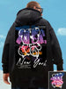 Urban Sunset Bear Graphic Hoodie for Men ATHLEXES
