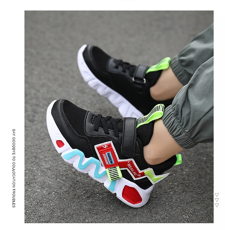 Kids Breathable Mesh Sneakers for Active Boys ATHLEXES