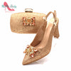 Royal Blue Elegance: Nigerian Pumps & Bag Set ATHLEXES